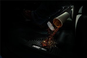 Ram 2500 Floor Liners - Front - Husky Liners - X-act Contour - Black - 2012